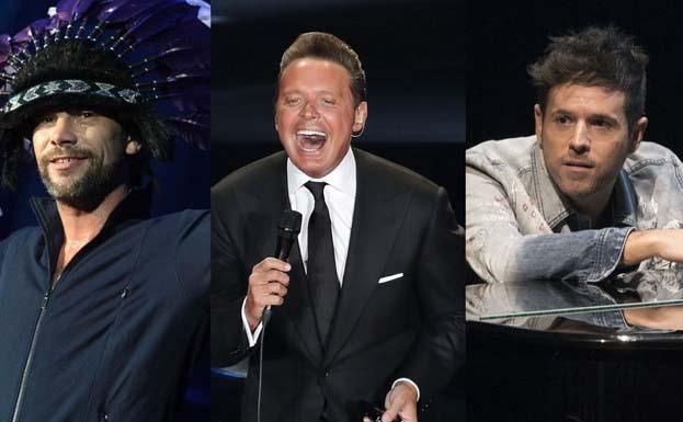 Jamiroquai, Luis Miguel y Pablo López. 