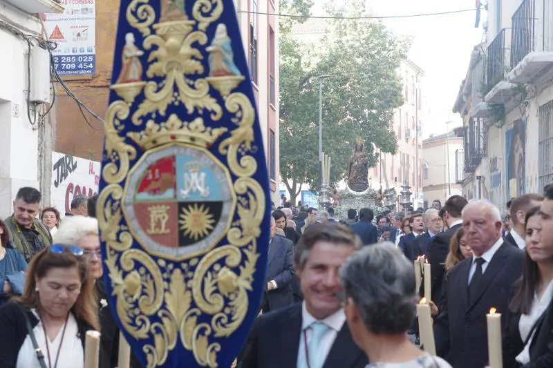 La imagen permanecerá todo el mes de mayo para los actos conmemorativos del 150º aniversario de su patronazgo y los 75 años de su coronación canónica