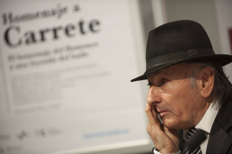 El veterano bailaor deja su impronta en el teatro malagueño antes de recibir un homenaje 