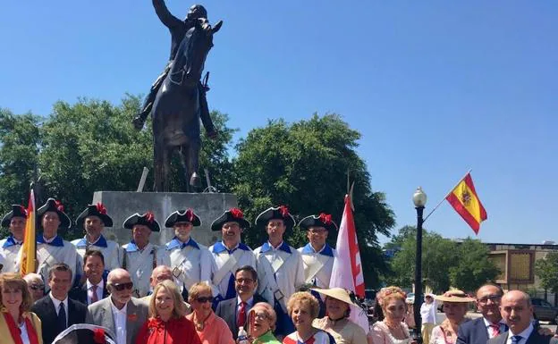 Pensacola inaugura el monumento de Bernardo de Gálvez, héroe de la independencia americana
