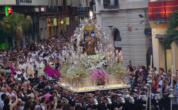 Procesión de la Virgen de la Victoria.