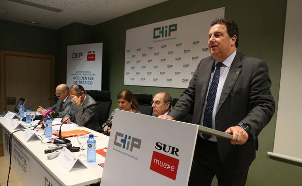 Jesús Burgos, durante la presentación.