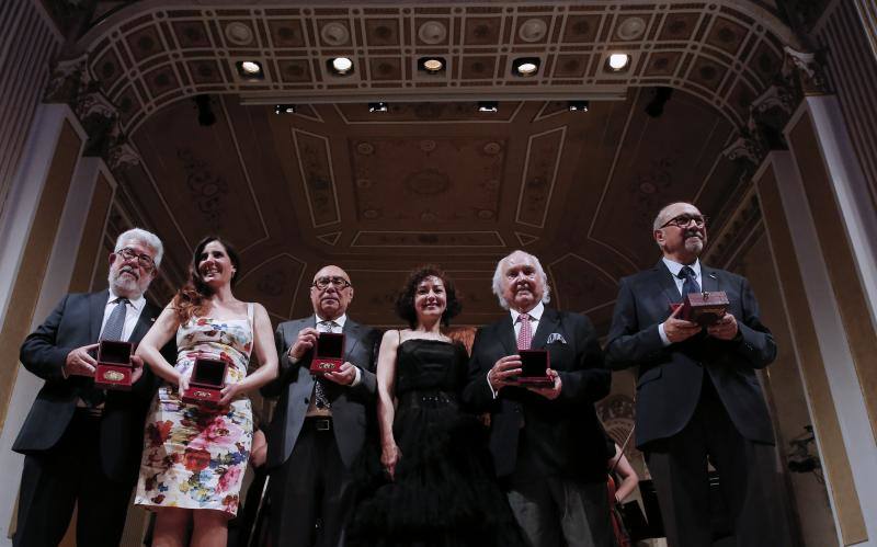 El Ateneo premia el compromiso con la cultura de García Abril, Diana Navarro, Diego Rodríguez Vargas y Francisco Peralto Vicario