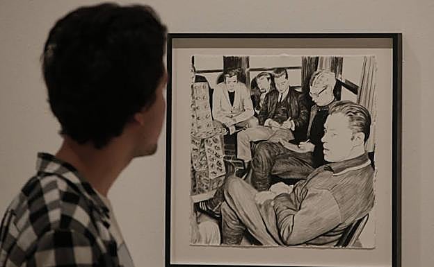 'Duluth'. La ironía preside esta reunión de intelectuales alrededor de blísters de pastillas que sugiere las aficiones ocultas de estos prohombres. 