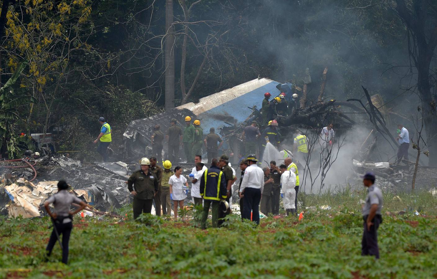 Fotos: Un avión se estrella en Cuba tras despegar del aeropuerto de La Habana con 113 personas