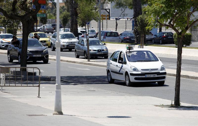 La calle Pacífico, en la capital, sede del rodaje de escenas de persecución