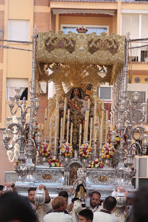 Los recorrido procesionales de las Vírgenes de la Victoria, Soledad de Mena, Dolores del Puente, Carmen de El Perchel, Rocío, María Auxiliadora, Amargura (Zamarrilla), Trinidad, Esperanza y Dolores de la Expiración