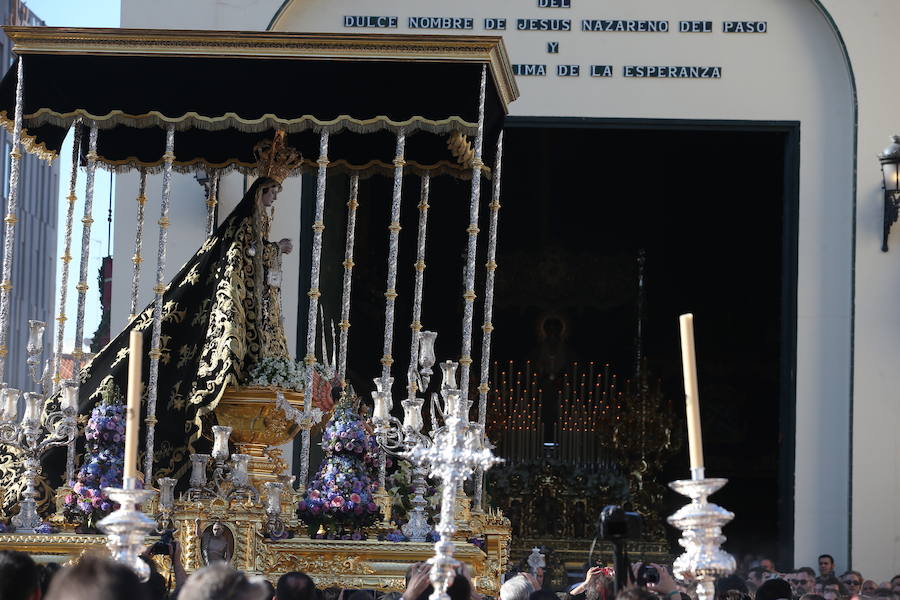 Los recorrido procesionales de las Vírgenes de la Victoria, Soledad de Mena, Dolores del Puente, Carmen de El Perchel, Rocío, María Auxiliadora, Amargura (Zamarrilla), Trinidad, Esperanza y Dolores de la Expiración