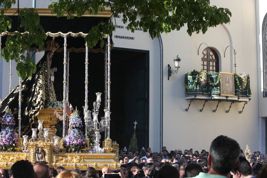 Los recorrido procesionales de las Vírgenes de la Victoria, Soledad de Mena, Dolores del Puente, Carmen de El Perchel, Rocío, María Auxiliadora, Amargura (Zamarrilla), Trinidad, Esperanza y Dolores de la Expiración