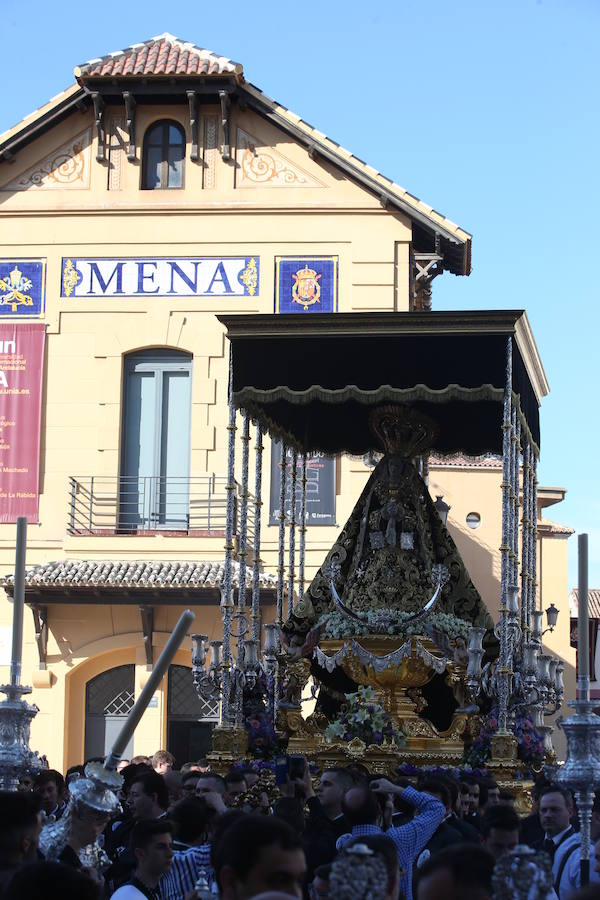 Los recorrido procesionales de las Vírgenes de la Victoria, Soledad de Mena, Dolores del Puente, Carmen de El Perchel, Rocío, María Auxiliadora, Amargura (Zamarrilla), Trinidad, Esperanza y Dolores de la Expiración