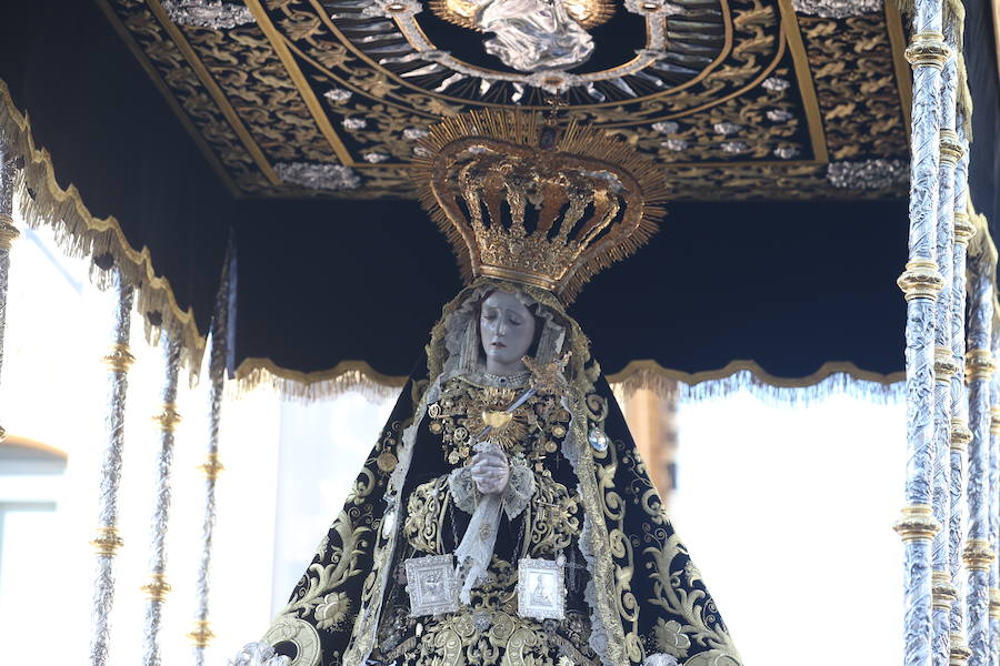 Los recorrido procesionales de las Vírgenes de la Victoria, Soledad de Mena, Dolores del Puente, Carmen de El Perchel, Rocío, María Auxiliadora, Amargura (Zamarrilla), Trinidad, Esperanza y Dolores de la Expiración