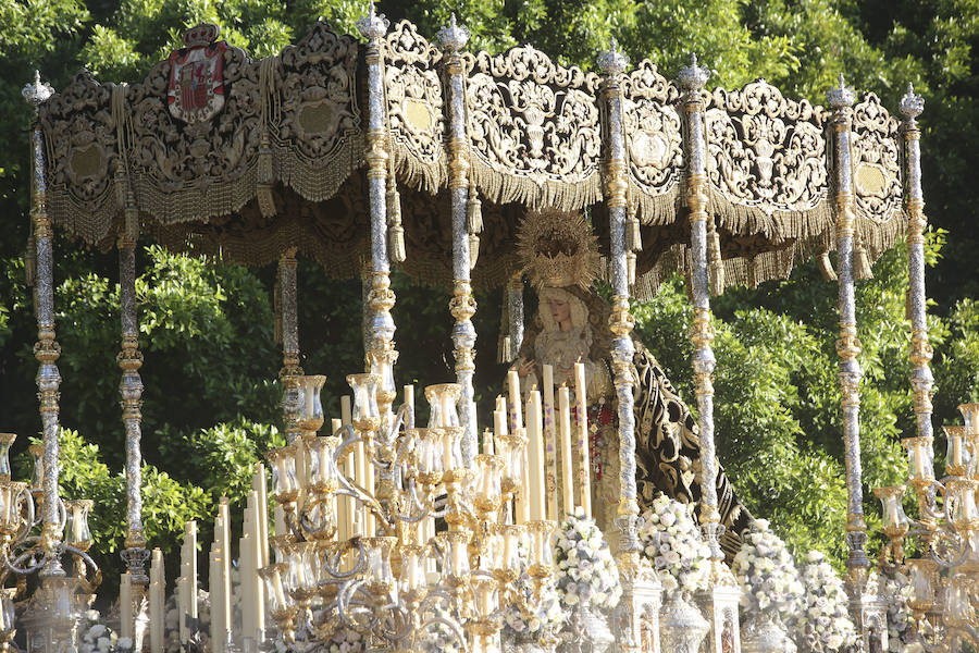 Los recorridos procesionales de las Vírgenes de la Victoria, Soledad de Mena, Dolores del Puente, Carmen de El Perchel, Rocío, María Auxiliadora, Amargura (Zamarrilla), Trinidad, Esperanza y Dolores de la Expiración