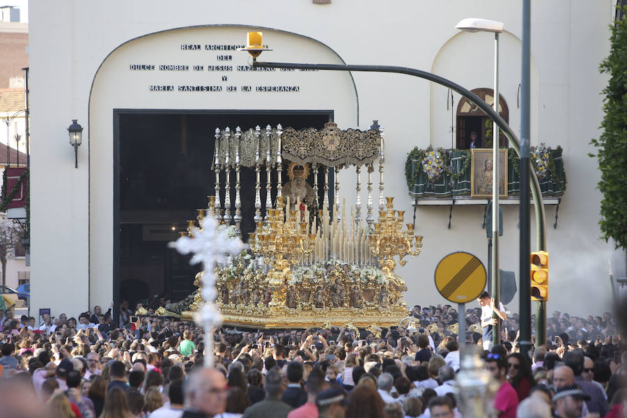 Los recorridos procesionales de las Vírgenes de la Victoria, Soledad de Mena, Dolores del Puente, Carmen de El Perchel, Rocío, María Auxiliadora, Amargura (Zamarrilla), Trinidad, Esperanza y Dolores de la Expiración