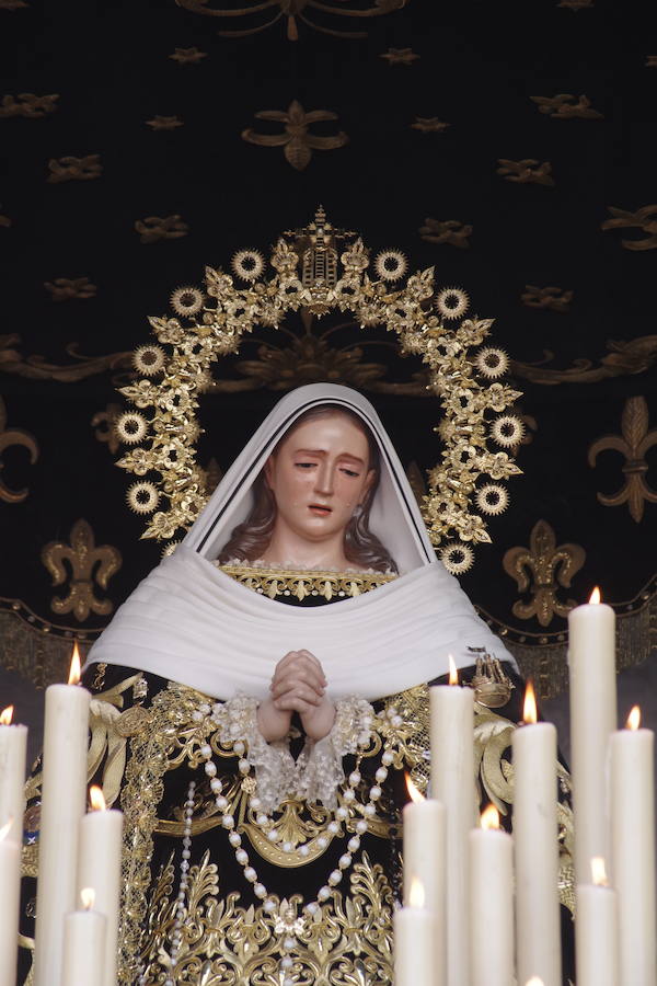 Los recorrido procesionales de las Vírgenes de la Victoria, Soledad de Mena, Dolores del Puente, Carmen de El Perchel, Rocío, María Auxiliadora, Amargura (Zamarrilla), Trinidad, Esperanza y Dolores de la Expiración