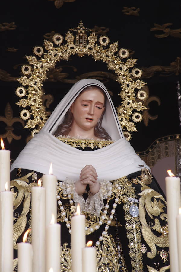 Los recorrido procesionales de las Vírgenes de la Victoria, Soledad de Mena, Dolores del Puente, Carmen de El Perchel, Rocío, María Auxiliadora, Amargura (Zamarrilla), Trinidad, Esperanza y Dolores de la Expiración