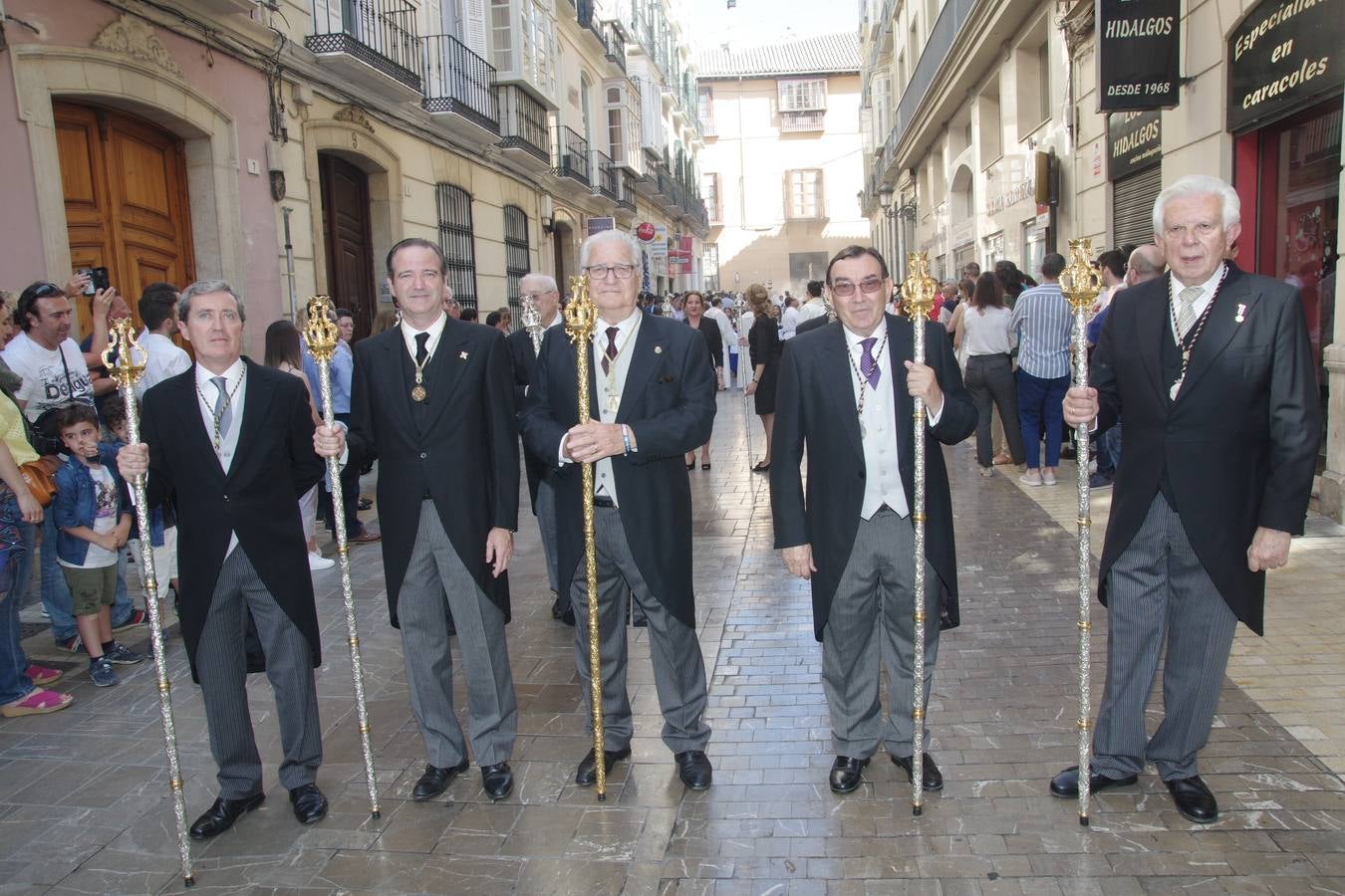 Los recorrido procesionales de las Vírgenes de la Victoria, Soledad de Mena, Dolores del Puente, Carmen de El Perchel, Rocío, María Auxiliadora, Amargura (Zamarrilla), Trinidad, Esperanza y Dolores de la Expiración