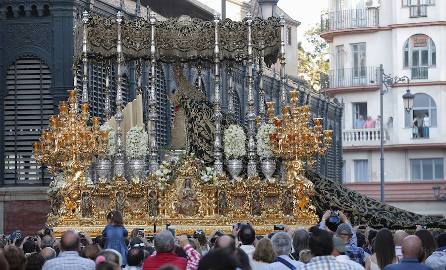Los recorridos procesionales de las Vírgenes de la Victoria, Soledad de Mena, Dolores del Puente, Carmen de El Perchel, Rocío, María Auxiliadora, Amargura (Zamarrilla), Trinidad, Esperanza y Dolores de la Expiración