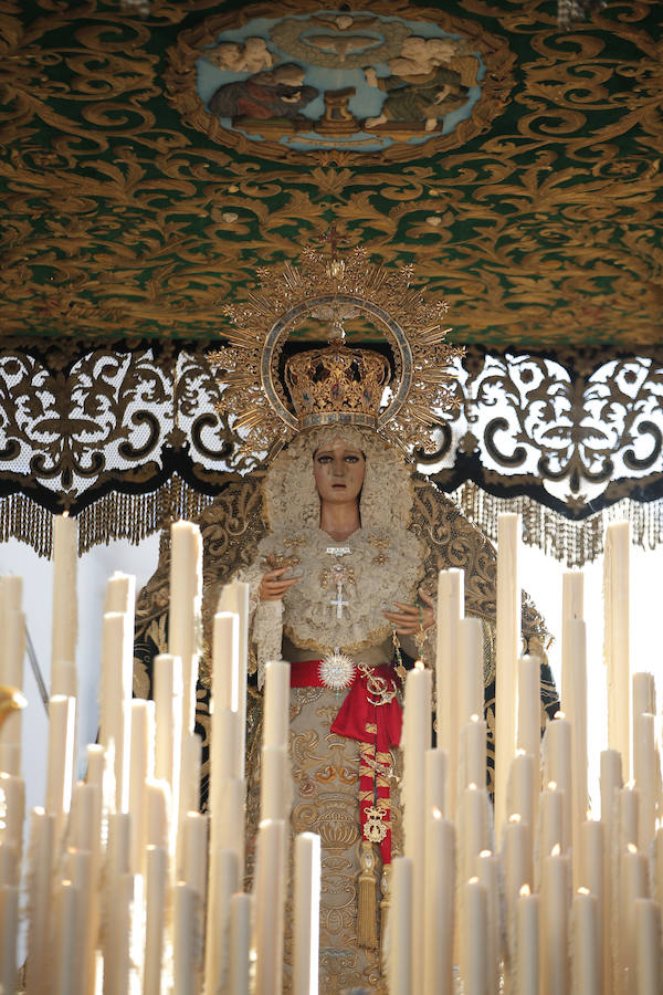 Los recorridos procesionales de las Vírgenes de la Victoria, Soledad de Mena, Dolores del Puente, Carmen de El Perchel, Rocío, María Auxiliadora, Amargura (Zamarrilla), Trinidad, Esperanza y Dolores de la Expiración