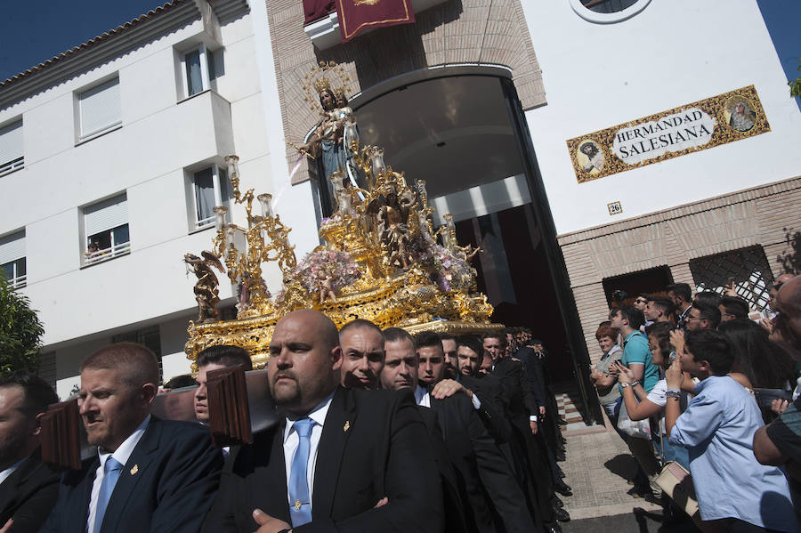 Los recorrido procesionales de las Vírgenes de la Victoria, Soledad de Mena, Dolores del Puente, Carmen de El Perchel, Rocío, María Auxiliadora, Amargura (Zamarrilla), Trinidad, Esperanza y Dolores de la Expiración