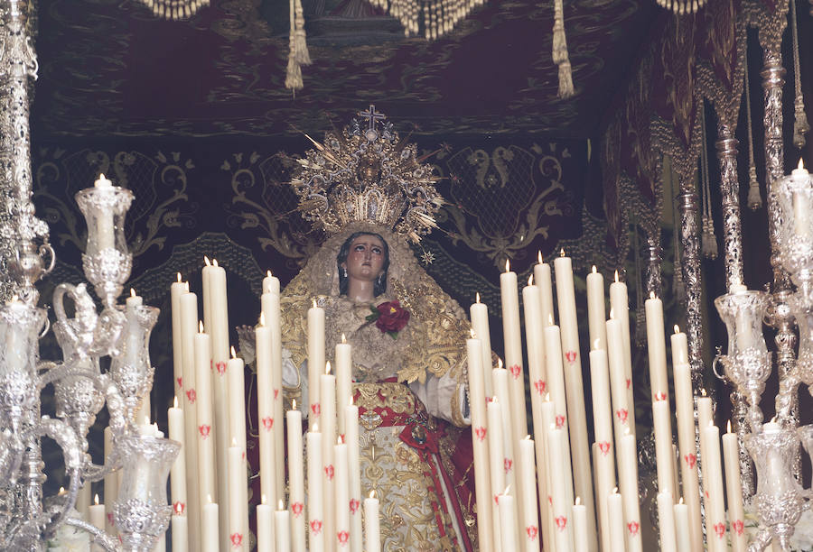 Los recorrido procesionales de las Vírgenes de la Victoria, Soledad de Mena, Dolores del Puente, Carmen de El Perchel, Rocío, María Auxiliadora, Amargura (Zamarrilla), Trinidad, Esperanza y Dolores de la Expiración
