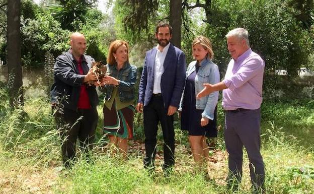 Dani Pérez pide que el Jardín de La Cónsula se mejore y se abra el fin de semana