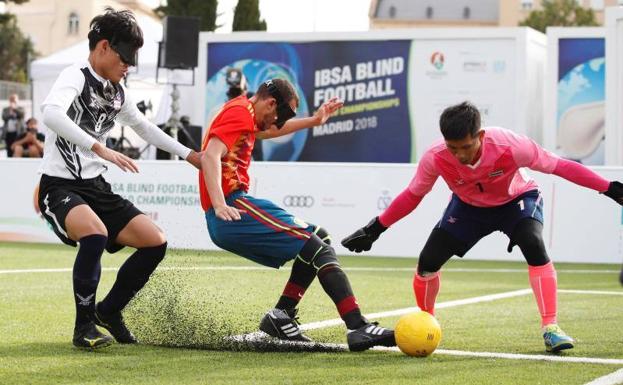 Antonio Martín Gaitán en una ocasión para la selección española. 