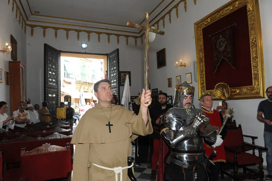 Medio centenar de figurantes representan la entrada de Fernando el Católico y la derrota del alcaide musulmán