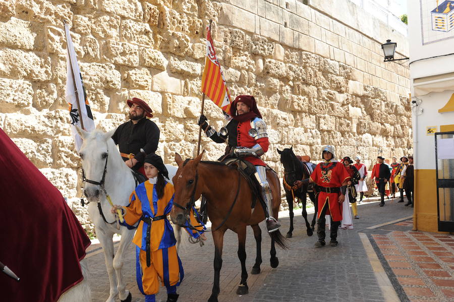 Medio centenar de figurantes representan la entrada de Fernando el Católico y la derrota del alcaide musulmán