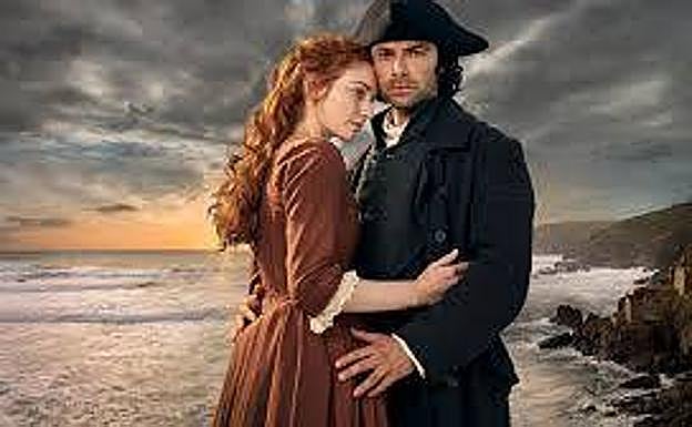 Protagonistas de 'Poldark'. 