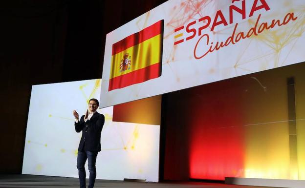 Imagen del primer acto de la plataforma España Ciudadana, celebrada en mayo en Madrid. 