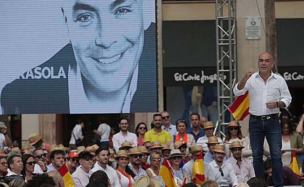 Kike Sarasola, durante su intervención. 
