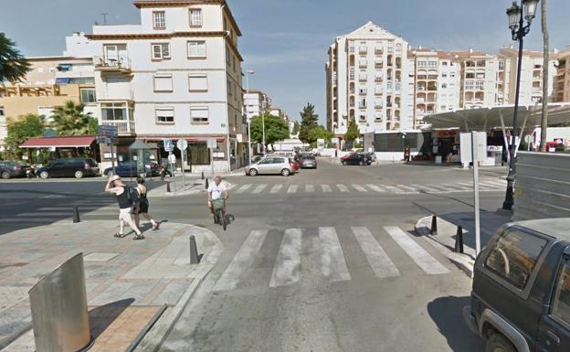 Calle de Fuengirola donde se produjo el asalto.