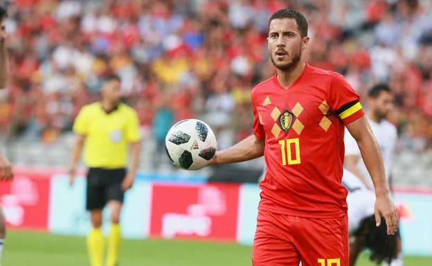Hazard, una de las grandes estrellas de Bélgica.
