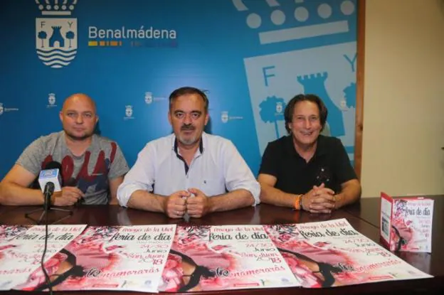 Toni García, Bernardo Jiménez y Antonio Marín presentaron ayer la feria.