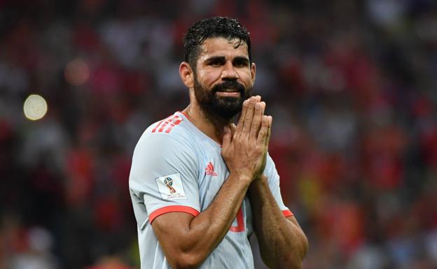 Diego Costa, en el partido ante Portugal. 