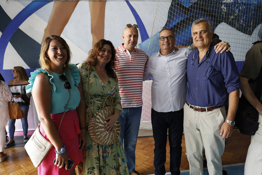 Aficionados,técnicos, directivos y jugadores se reunieron en el colegio de calle La Victoria para celebrar la efeméride