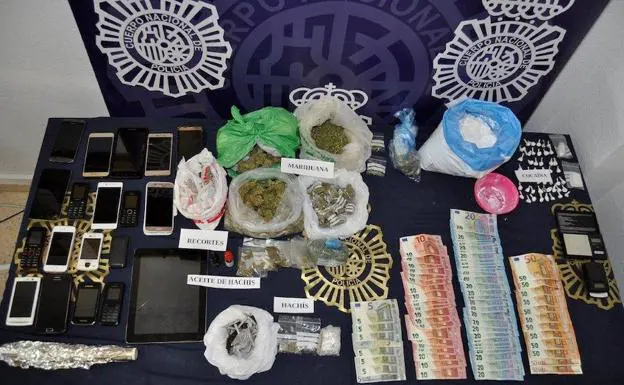 Seis detenidos acusados de vender marihuana, hachís y cocaína en zonas de ocio de Benalmádena