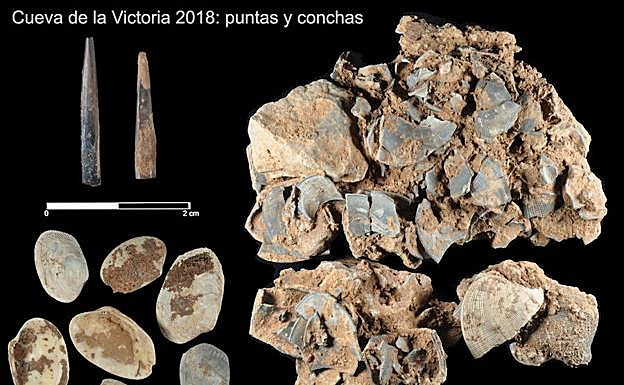 Imagen principal - El malagueño del Paleolítico, sibarita del marisco