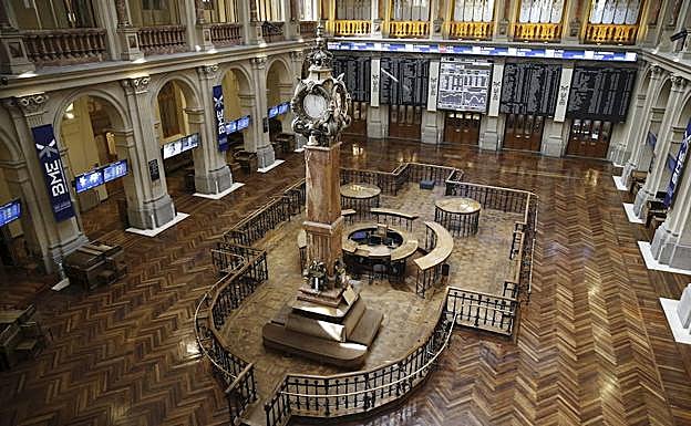 Sede de la Bolsa en Madrid. 