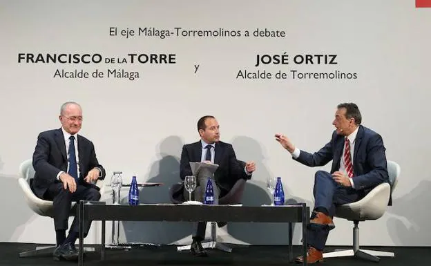 Francisco de la Torre, Manuel Castillo y José Ortiz mantuvieron este debate con visos de que la relación entre ambas localidades siga siendo productiva. 