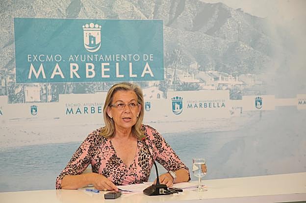 La edil de Ordenación del Territorio, María Francisca Caracuel. 