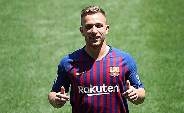 Arthur, durante su presentación. 