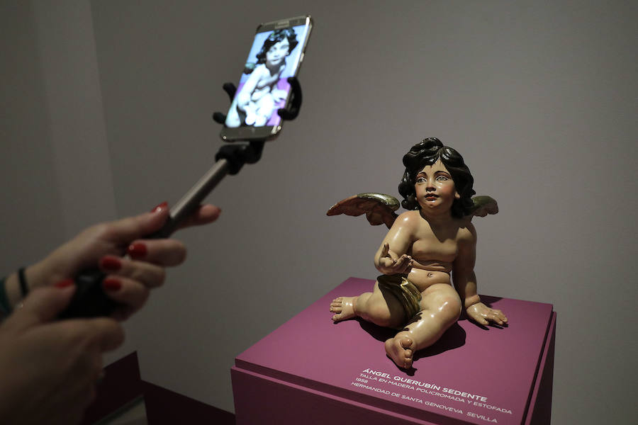 Medio centenar de obras y piezas realizadas en el taller del imaginero Francisco Buiza se exponen juntas por primera vez en esta muestra del ArsMálaga Palacio Episcopal única en toda Andalucía.