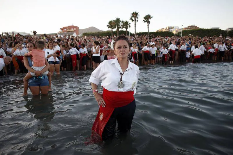 Celebración de la festividad y procesión en El Palo