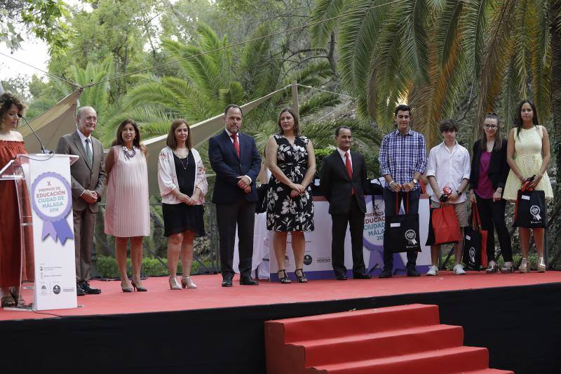 La Concepción, escenario de la entrada de distinciones a los alumnos de Educación Secundaria y Bachillerato de los centros educativos de la capital con mejores expedientes académicos