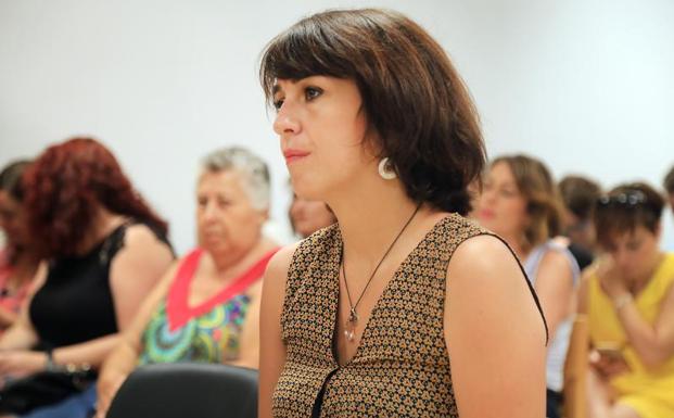 Juana Rivas durante el juicio.