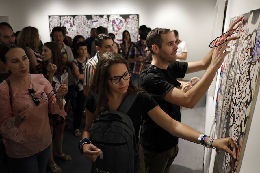 La Casa Natal, el Centre Pompidou Málaga y la Colección del Museo Ruso ofrecieron, con la entrada gratuita, diversas actividades entre las ocho de la tarde y la medianoche y diez grados menos que en la calle dentro de la iniciativa 'Noche en el Museo'.