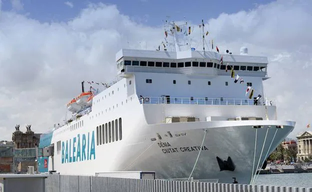 El Denia Ciutat Creativa es el ferry que cubrirá los trayectos Málaga-Tánger.