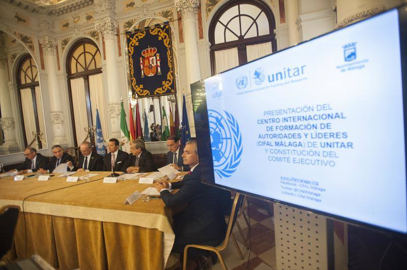 Desde este viernes, Málaga forma parte de la red de Centros Internacionales de Formación de Autoridades y Líderes (Cifal) de la ONU, después de la firma de un convenio que ha tenido lugar en el Consistorio.