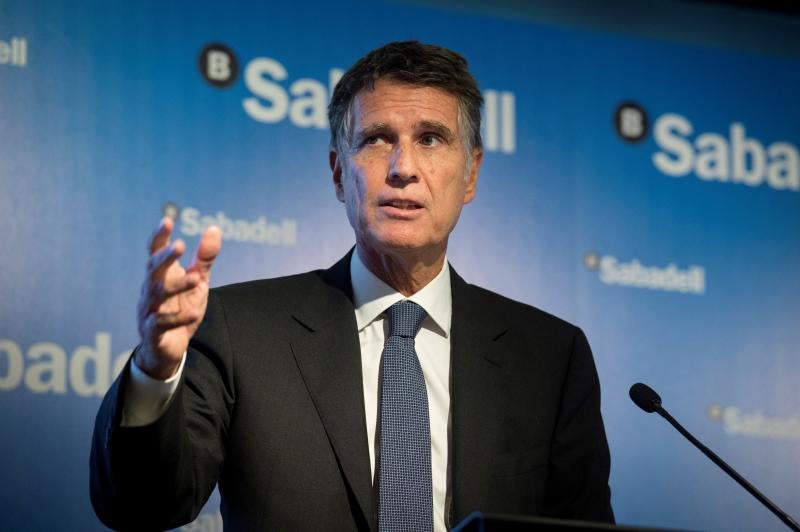 El consejero delegado del Banco Sabadell, Jaume Guardiola.